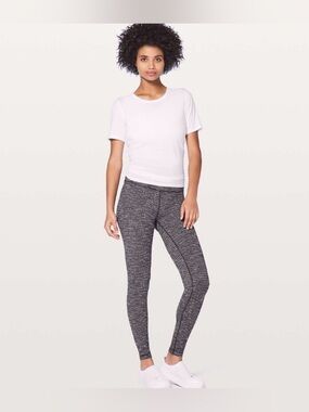 Lululemon Wunder Under High-Rise Legging 28” - coco pique black and white